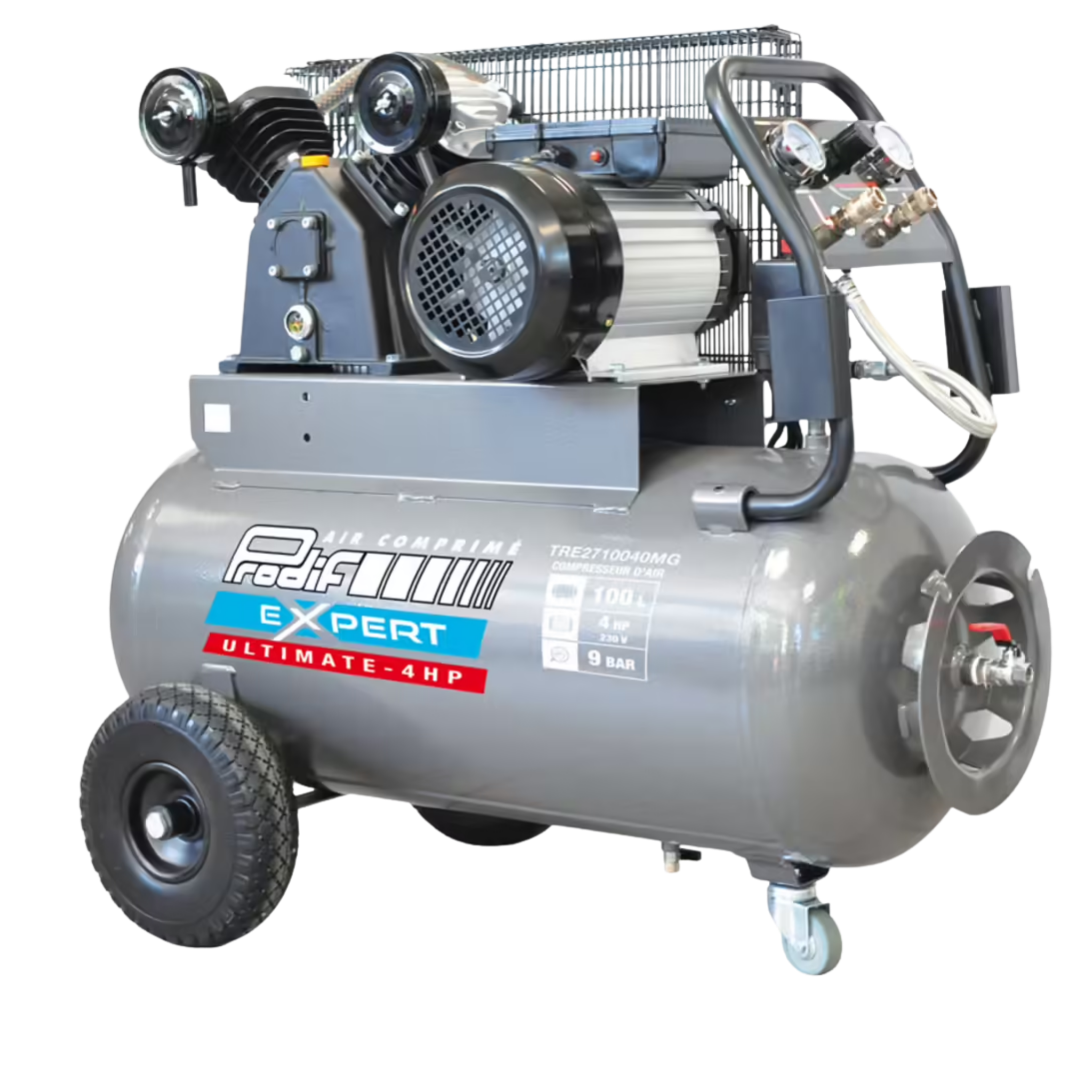 Compresseur 100 Litres 4CV Ultimate PRODIF — Monophasé