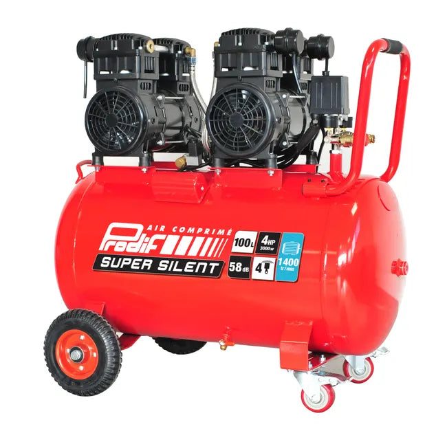 Compresseur 100 Litres 4CV PRODIF SILENCIEUX série classique