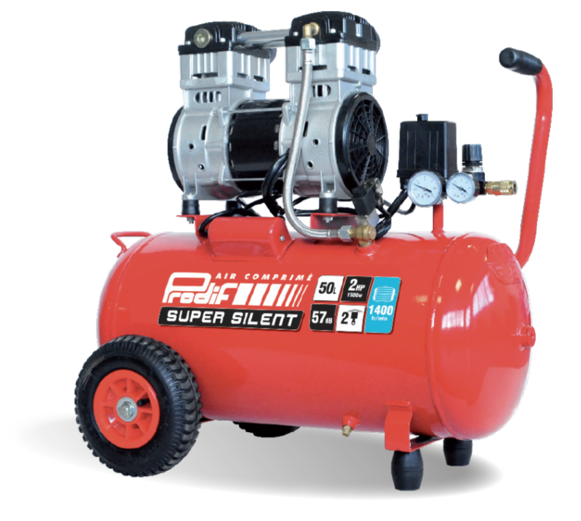 Compresseur 50 Litres 2CV Silencieux — Monophasé