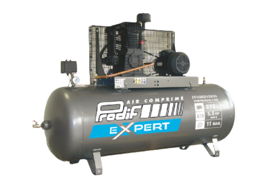 Compresseur 270 Litres 5,5CV Prodif Triphasé 400V 11 bars — Triphasé