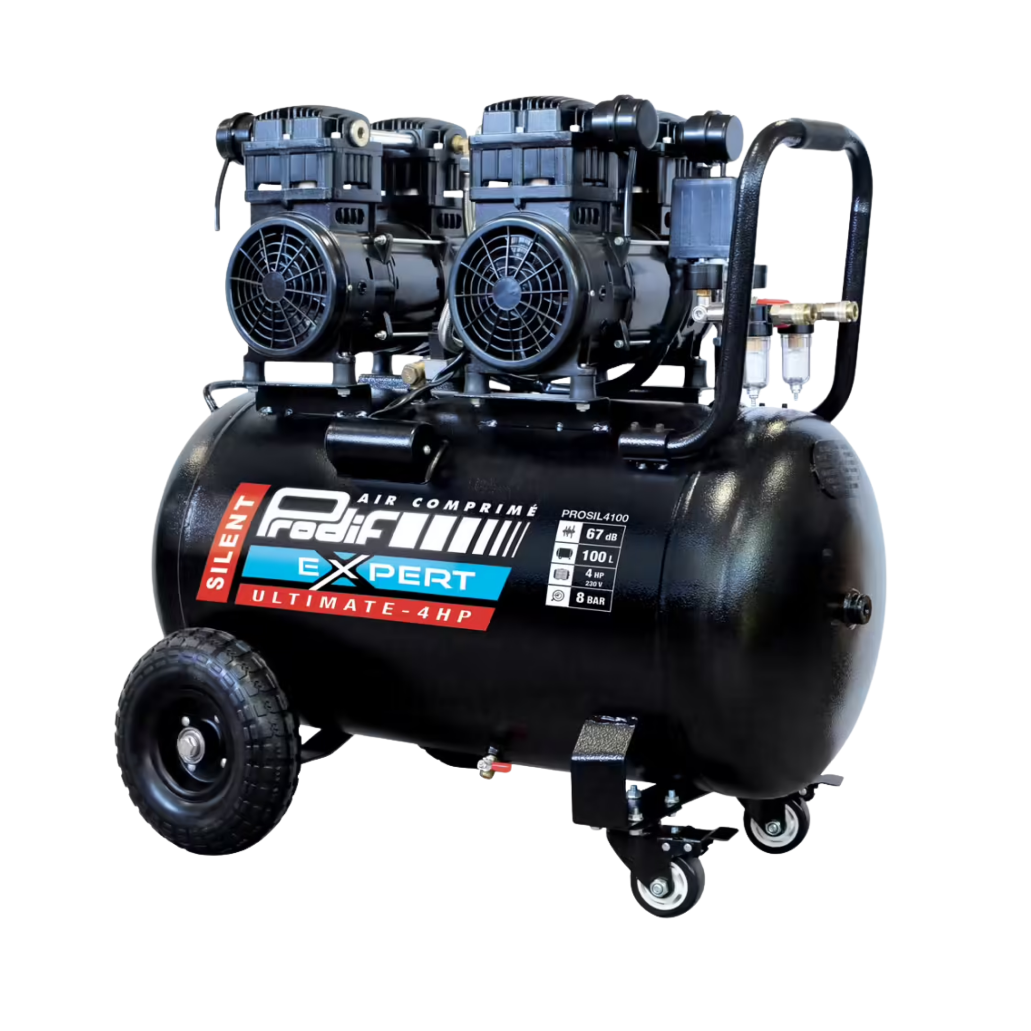 Compresseur 100 Litres 4CV PRODIF SILENCIEUX