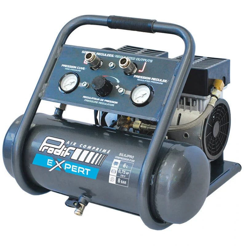 Compresseur 6 Litres 0,75CV — Monophasé