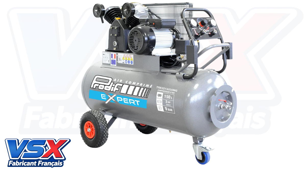 Compresseur 150 Litres 3CV PRODIF TRE — Monophasé — photo 4
