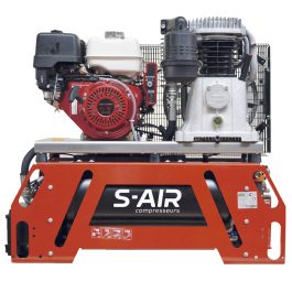 Compresseur thermique Nuair moteur essence STREAM 130-E 13CV 50 L 14b