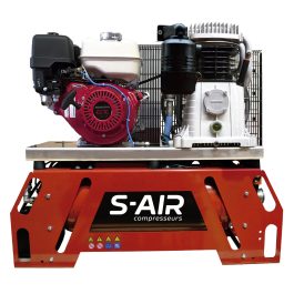 Compresseur thermique Nuair moteur essence STREAM 130-M 13CV 50 L 14b