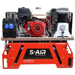 Compresseur thermique Nuair THUNDER 130 moteur essence 13CV avec génératrice 5 kVA