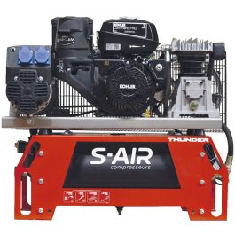 Compresseur thermique Nuair THUNDER 70K moteur essence 7CV avec génératrice 3 kVA