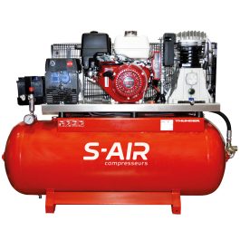 Compresseur Nuair THUNDER 130 moteur essence 13CV 270 L avec génératrice 5 kVA