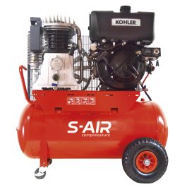 Compresseur thermique Nuair STRADE 130D moteur diesel 11CV 100 L 13b