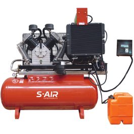 Compresseur thermique Nuair STREAM 200D moteur diesel 16CV 270 L 13b