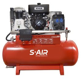 Compresseur thermique Nuair THUNDER 130D Diesel 11CV 270 L avec génératrice 5kVA.