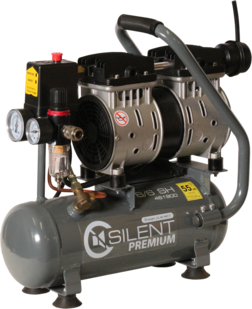 Compresseur Lacmé portatif SILENT 6/6 SH - 6 m³/h monophasé - 6 litres - 8 bar