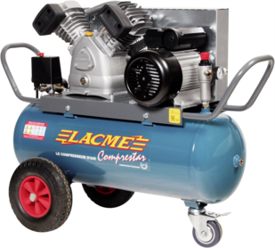 Compresseur Lacmé mobile Comprestar 20V50M - 20 m³/h monophasé - 50 litres - 11 bar