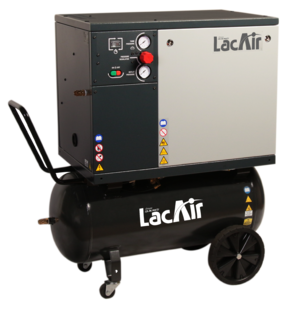 Compresseur Lacmé mobile Insonorisé C22/100M - 21,9 m³/h - 230V - 10 bar - 65 dB(A)