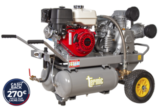 Compresseur Lacmé mobile thermique TERMIC 45/40 - 45 m3/h - 2x20 L - 15 bars - 8,4 CV